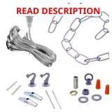 18 ft. Brushed Nickel Swag Light Kit