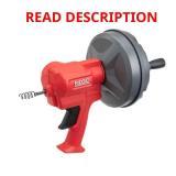 EZ SPIN Drain Cleaning Snake Auger
