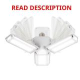 70W eq 6500K E26 3-Panel Adjustable LED Bulb
