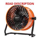 Commercial Electric 16in Floor Fan Orange