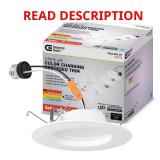 Commercial Electric 5/6 in LED Trim (4-Pack)