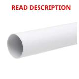 72-120 in. White Adjustable Closet Rod