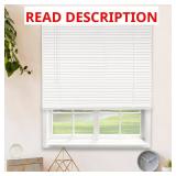 White Cordless Room Darkening Mini Blind