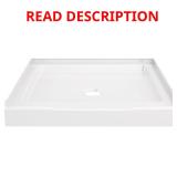 Delta Classic 500 White Shower Base 32x32