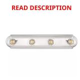 24 in. 4-Light Chrome Vanity Light