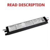 Two 96W T12 Lamps with E Ballast