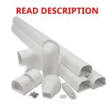 Fortress Lineset Covers 3.5 in. 12 ft. White