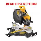 DEWALT 60V 12" Cordless Sliding Miter Saw