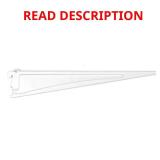 ShelfTrack 17 in White Steel Bracket (9 pack)