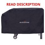 28 in. Black Griddle Station Cover
