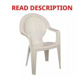 Fidji High Back Resin Outdoor Dining Chair
