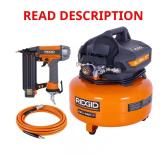 6 Gal 150 PSI Pancake Air Compressor & Nailer