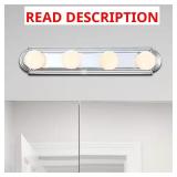 Raceway 24 in. 4-Light Chrome Vanity Bath