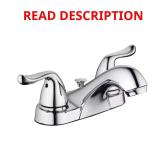 Constructor 4-in Centerset Faucet, Chrome