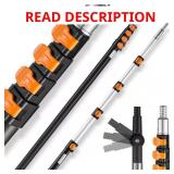 STelescoping Pole 7 30 ft, Aluminum Alloy Pole