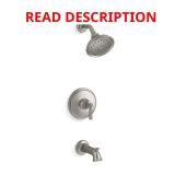 Capilano 3-Spray Tub/Shower Faucet, Nickel