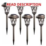 Solar Bronze LED Path Light, 6-Pack