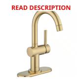 Dorind Brushed Gold Bathroom Faucet