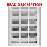 Everbilt 14x20 Steel Return Air Grille White