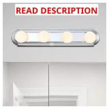 Raceway 24 in. 4-Light Chrome Vanity Bath