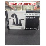 Glacier Bay Bathroom Faucet, Matte Black
