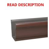 5 in. x 10 ft. Royal Brown Aluminum Gutter