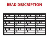 Wright 48x24 Black Polypropylene Panel