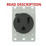 50A 2-Pole Flush Mount NEMA 6-50R Outlet