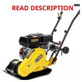 196cc 6.5HP EPA Walk-Behind Plate Compactor