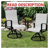 Swivel Aluminum Sunbrella Dining Chair