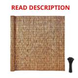 Natural Reed Fencing 196.85"W x 70.87"H Brown