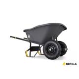 Gorilla 8 cu. ft. Dual-Wheel Wheelbarrow