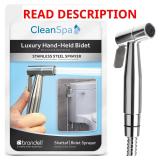 Brondell CSL-40 CleanSpa Bidet Sprayer, Silver