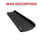 24 in. Black Vinyl Splash Block