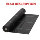 Weed Barrier Landscape Fabric 4x300 ft. Black