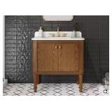 Home Decorators Collette Vanity 36" Cinnamon