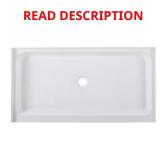 Voltaire 60x32 Acrylic Shower Base White