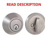 Defiant Satin Nickel Single Cylinder Deadbolt