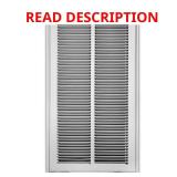 Everbilt 12x24 Steel Return Air Grille White