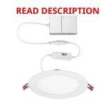 6 in. Builder CCT LED Recessed Light
