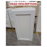 Brookings Solid Wood Shaker Cabinet White