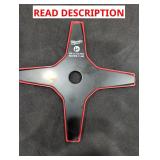 4 tooth steel brush cutter replacement blade