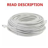CE 150 ft. Cat 6A UTP Patch Cable White