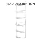 6-Shelf Overdoor Storage Rack