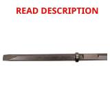 1 in. x 20-1/2 in. Flat Chisel, 1-1/8 in. Hex