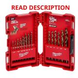 Cobalt Red Helix Drill Bit Set