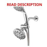 Glacier Bay 6-Spray Shower Head 1.8 GPM Chrome