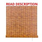 96 in. x 72 in. Bamboo Reed Shade