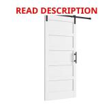 34x84 in. 5 Lite Wood Sliding Door Kit
