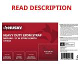 21 in Heavy Duty EPDM Tarp Strap, 2 Pack